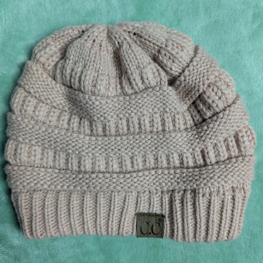 C.C. Knitted Beanie - Picture 1 of 3